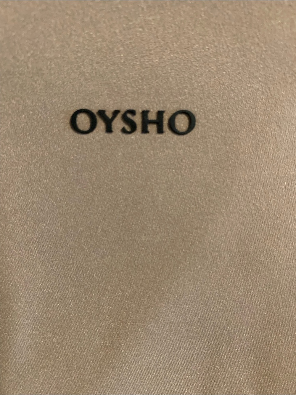 High-Waist Women's Leggings in Beige - Picture 4 of 8